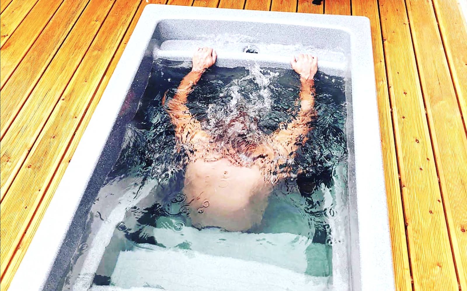 Pro ochlazení můžete využít ochlazovací bazének