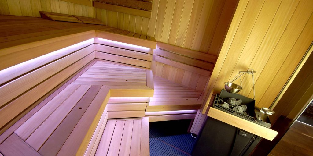 Finská sauna v hotelu Amenity Orlické Hory